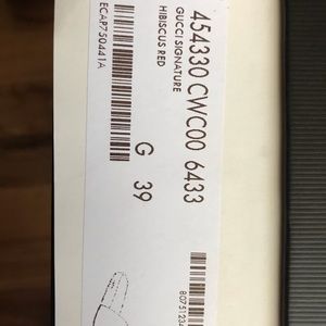 Women Red Gucci slides